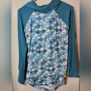 LuLaRoe Mermaid Amber Hoodie XS